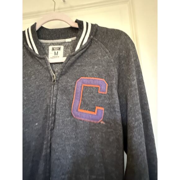 Vintage Clemson tigers sweatshirt full zip bomber jacket size medium - Picture 2 of 7